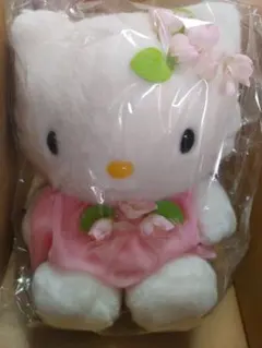 ハローキティ　2000年　フラワーガーデン　ぬいぐるみ　さくら ハローキティ 2000年 フラワーガーデン ぬいぐるみ さくら - メルカリ