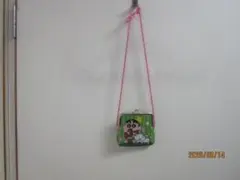 クレヨンしんちゃん・ がま口小物入れ & ぬいぐるみストラップ
