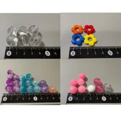 ビーズ（種類:20、個数385個）