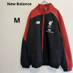 ニューバランス　L.F.C. 長袖ジャケット 赤　黒 ロゴプリント　ブルゾンのサムネイル