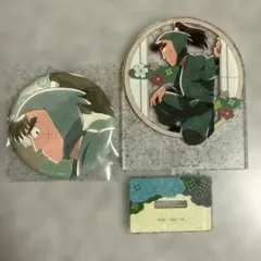 忍たま乱太郎　中在家長次　缶バッジとアクリルスタンド