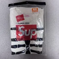 花柄 Supreme x Hanes Bones Thermal Crew - メルカリ