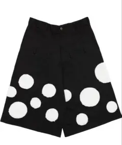 Yuhigowa2025ss Monochrome dot shorts