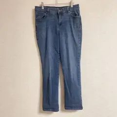 【定番】Lee リー ストレートデニム パンツ ジーンズ 濃紺 レディース