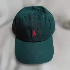 【新品未使用】Polo Ralph Lauren キャップ ダークグリーン