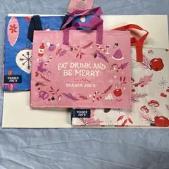 TRADER JOE'S カラフルエコバッグ 3点セット