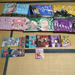 ワンピース ONE PIECE ジャンボカードダス マウスパッド プレート 8枚