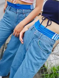 adidas KSENIASCHNAIDER DENIM BOXER PNTのサムネイル