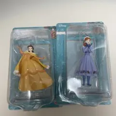 クリスマスオーナメントくじ　ディズニー　ベル　アナ　フィギュア