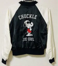 titty&Co スヌーピー刺繍スタジャン白✖️黒