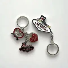 【新品未使用】ラスベガス キーホルダー 2点セット