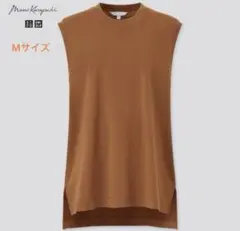 UNIQLO マメクロゴウチ　エアリズムコットンオーバーサイズTノースリーブ　M