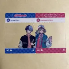 プロセカ メロパレ クリアカード 東雲彰人 青柳冬弥 - メルカリ