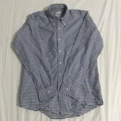 THE BAGGY オックスフォードギンガムチェックボタンダウンシャツ
