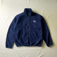 古着　エルエルビーン　フリースジャケット　ジップアップ　企業ロゴ　90s　00s