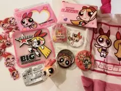 パワーパフガールズ ブロッサム おまとめ マスコットキャップチャーム 缶バッジ