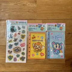エンジェルブルー　デイジーラバーズ　セリア　3点　シール帳　エポキシシール
