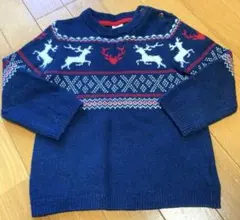 H&M ノルディック柄セーター　92cm