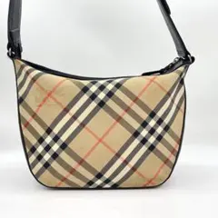 【極美品✨】BURBERRY バニティバッグ ノバチェック 希少✨美品✨バーバリー バニティバッグ ノバチェック シャドーホースロゴ