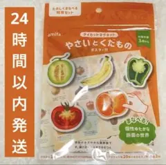amifa 知育玩具 ダイカットマグネット やさいとくだもの 断面
