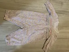ファミリア 花柄ロンパース 70cm