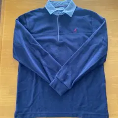 KANGOL 紺色　ポロシャツ　Lサイズ