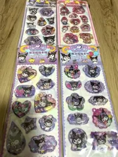 サンリオ ウォーターシール 4枚set