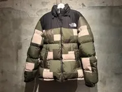 ♪送料無料★JUNYA × TNF★名作★パッチワークダウン★ヌプシ★黒★L♪