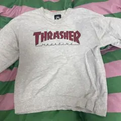 THRASHER MAGAZINE スウェット グレー
