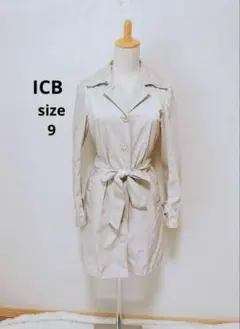 ICB トレンチコート M アイボリー