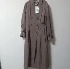 COHINA コヒナ タックフレアトレンチコート　モカ