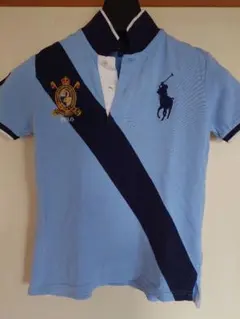 美品POLO RALPH LAUREN ポロシャツ ナンバリング刺繍