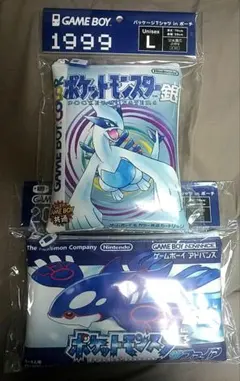パッケージTシャツ ポケットモンスター 赤 銀 ルビー サファイア M