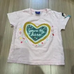 100 女の子　ディズニー　ヴァネロペ　Tシャツ　半袖　夏服　子供服　保育園着