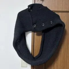 美品 YOKE 23AW 近年モデル ニット バラクラバ ビッグフード ブラック