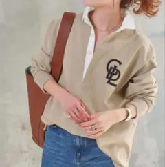 【美品】Spick & Span　ラガーシャツ