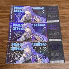 にじさんじ Dytica 星導ショウ ハフアニ ホロチケ 箔押し レア