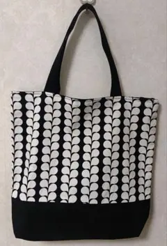 トートバック（ハンドメイド）リーフ柄