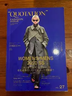 QUOTATION FASHION ISSUE VOL.27