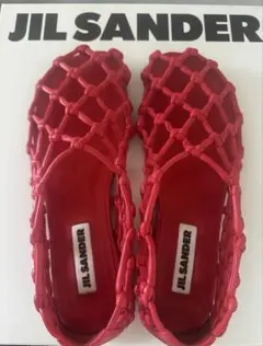 JIL SANDER レッド フラットシューズのサムネイル