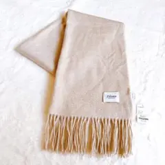 Filomo 新品タグ付き　ベビーカシミヤ100%ストール ベージュ170×50