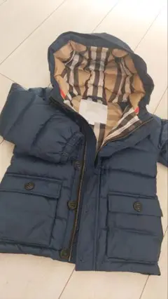 Burberry キッズ ダウンコート ネイビー