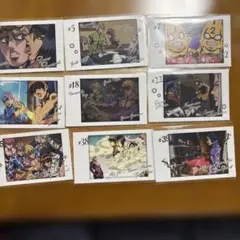 ジョジョの奇妙な冒険 キャラポトレ 9枚セット