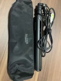 ※故障しています　サロニア　ストレートアイロン　24mm ブラック　ケース付き