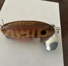 Jitterbug トップウォーター ルアー ブラウン/オレンジ