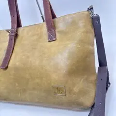 【縫座衛門】nuizaemon レザーショルダー トートバッグ　2way