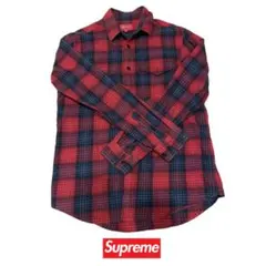 Supreme チェックネルシャツ S