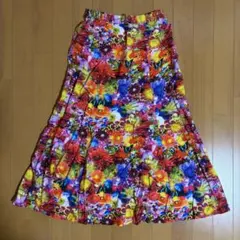 GU × 蜷川実花 コラボ 花柄ロングスカート サイズ M - メルカリ