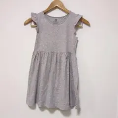 H&M オーガニックコットン ノースリーブ 원피스 122-128