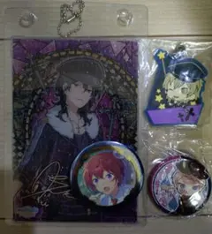 あんさんぶるスターズ！　朔間零　朱桜司　アートクリスタルジグソー　缶バッジ